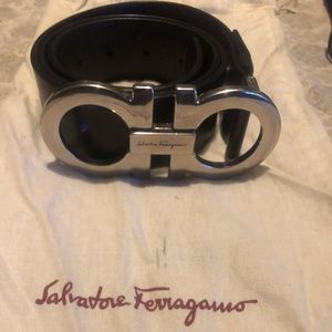 Men’s black Salvatore Ferragamo belt